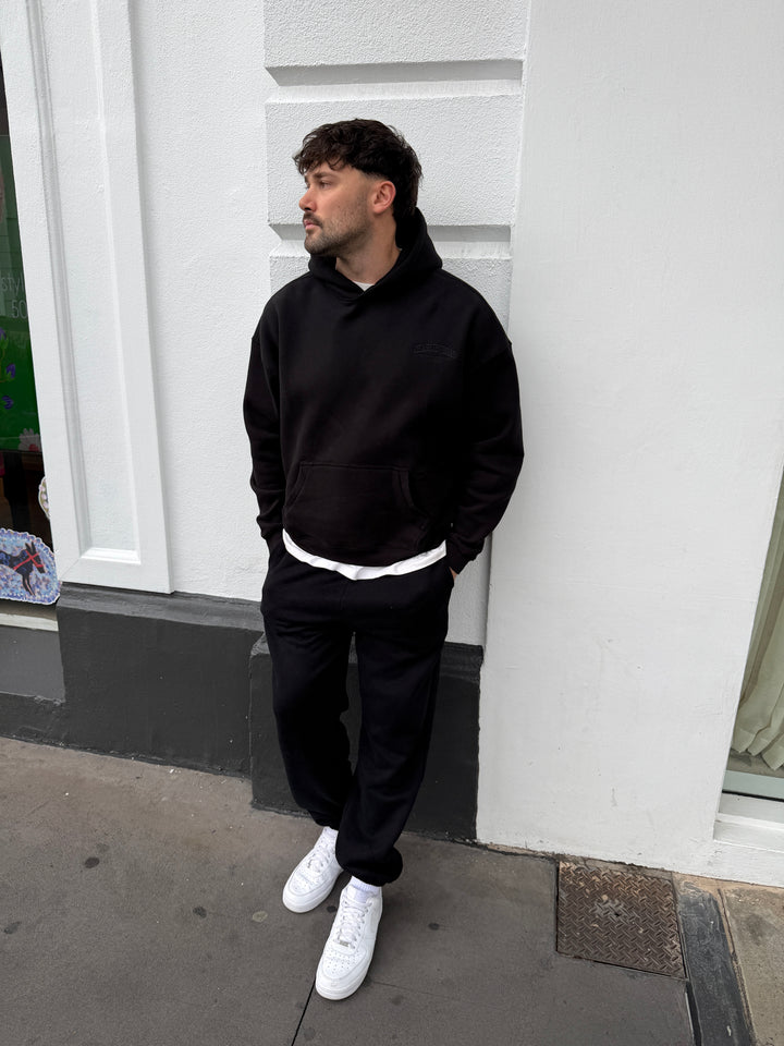 Box Hoodie - Black
