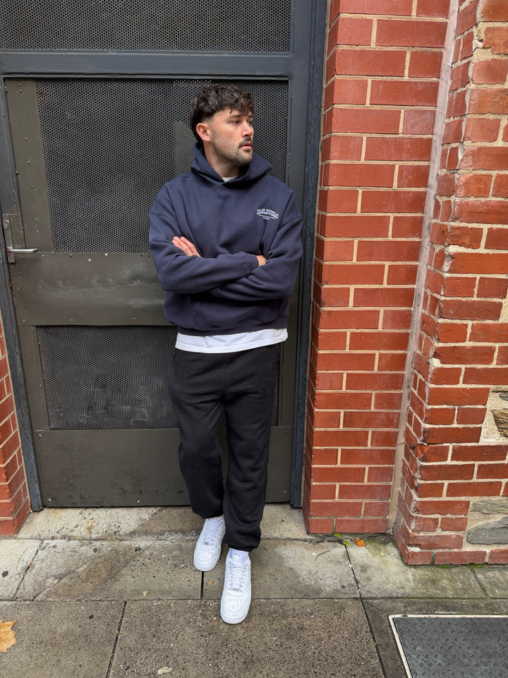 Box Hoodie - Navy