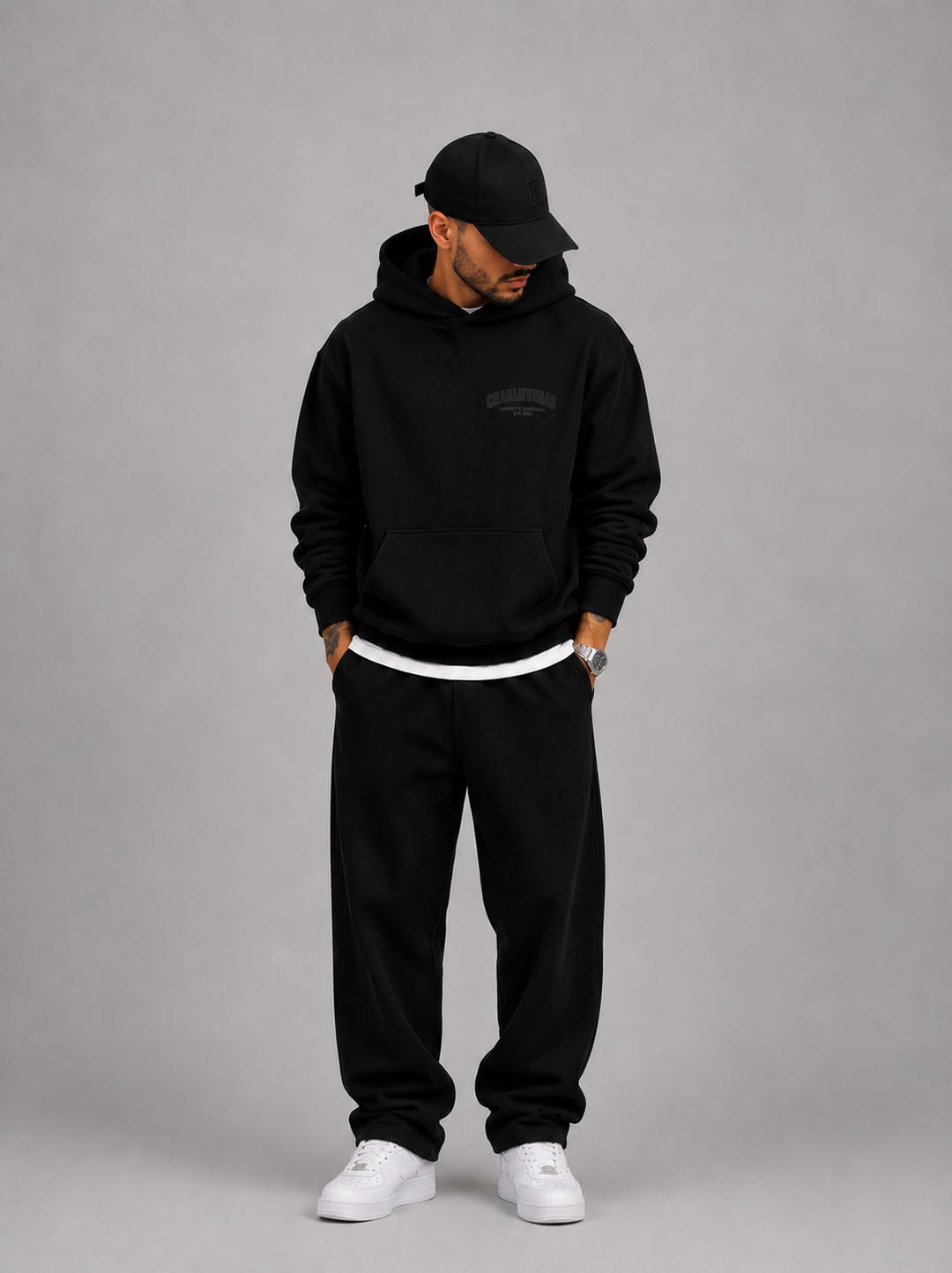 Box Hoodie - Black