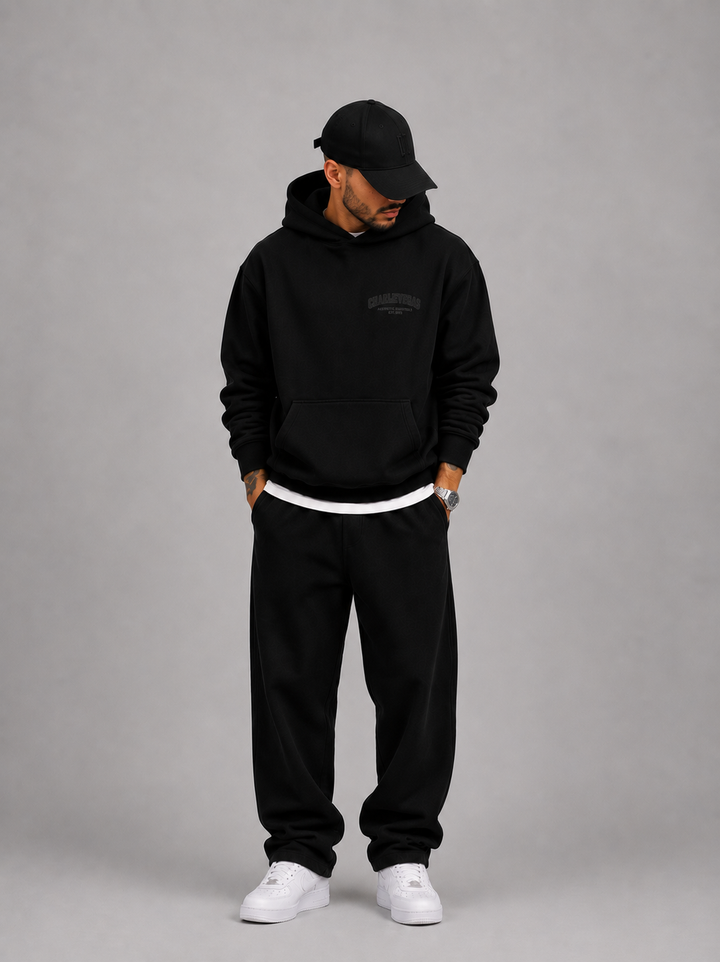 Box Hoodie - Black