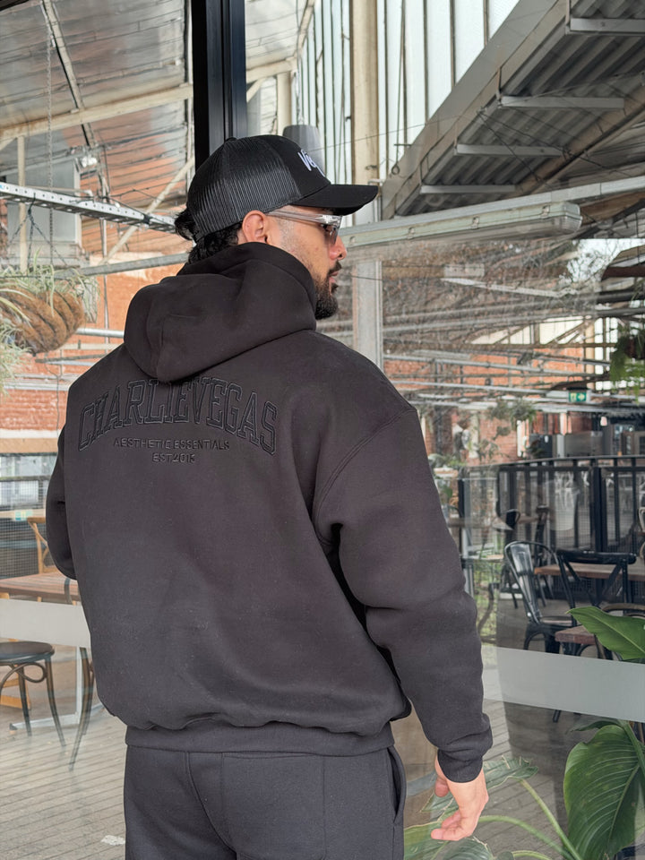 Box Hoodie - Black
