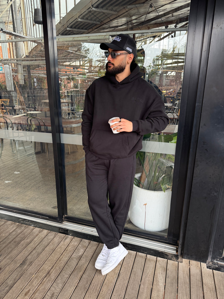 Box Hoodie - Black