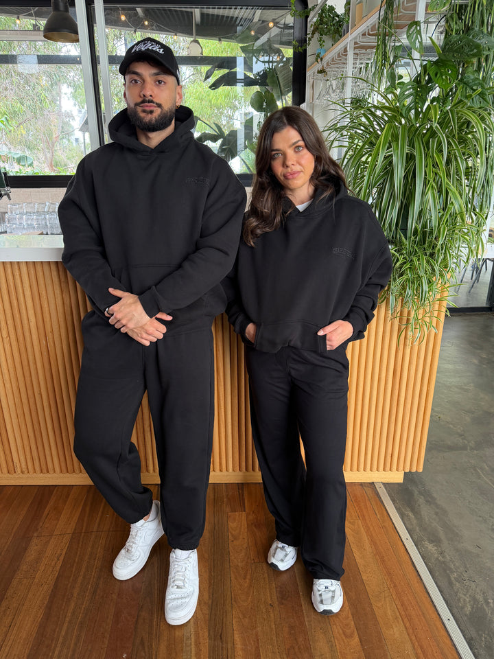 Box Hoodie - Black