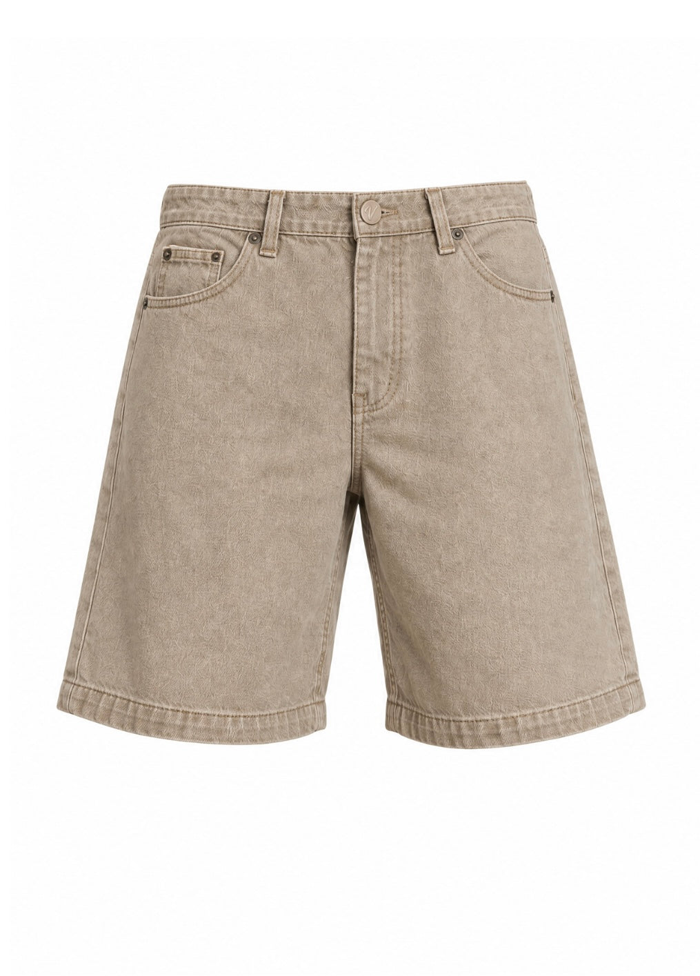 Monaco Twill Short — Washed Stone