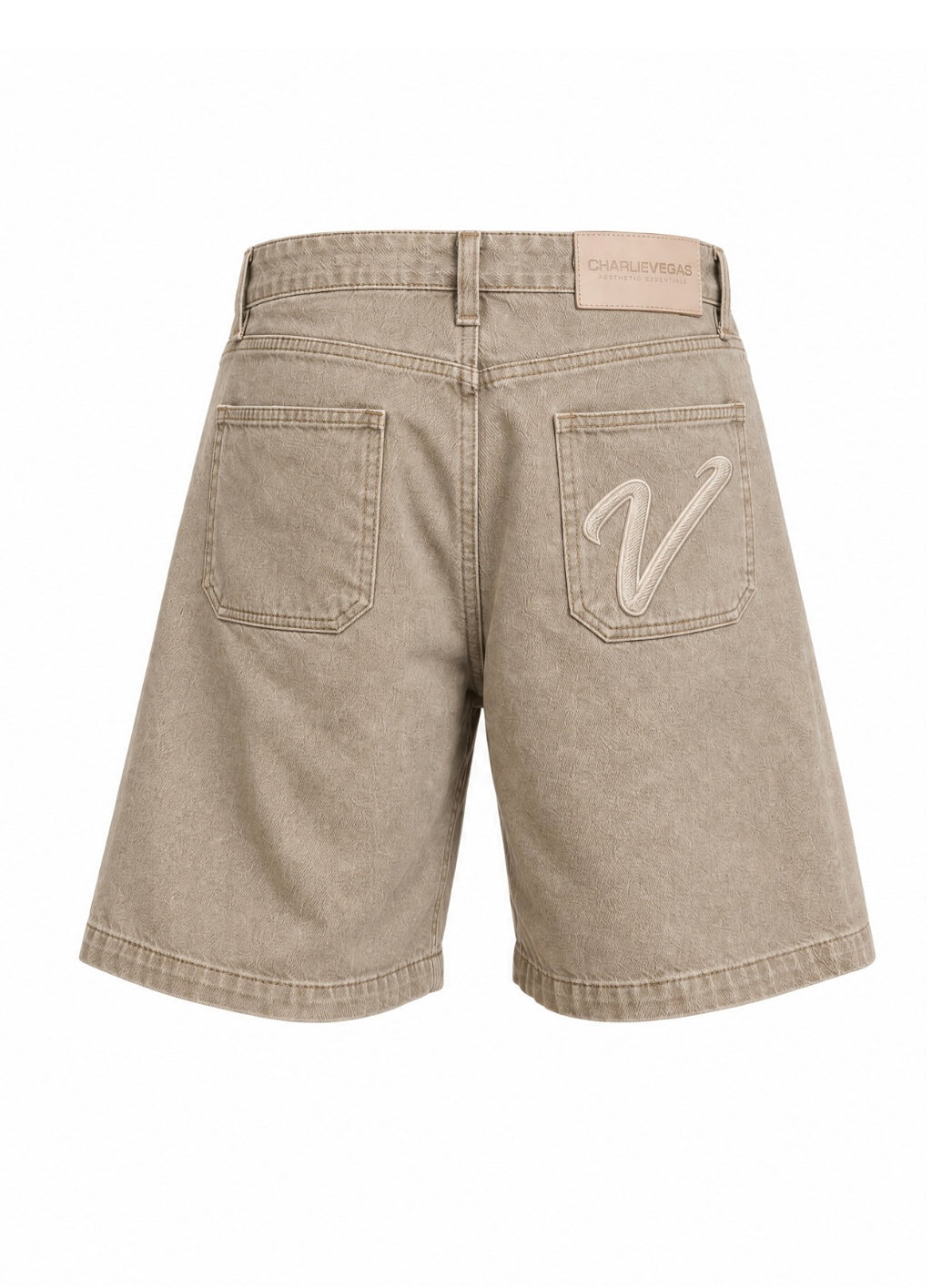 Monaco Twill Short — Washed Stone